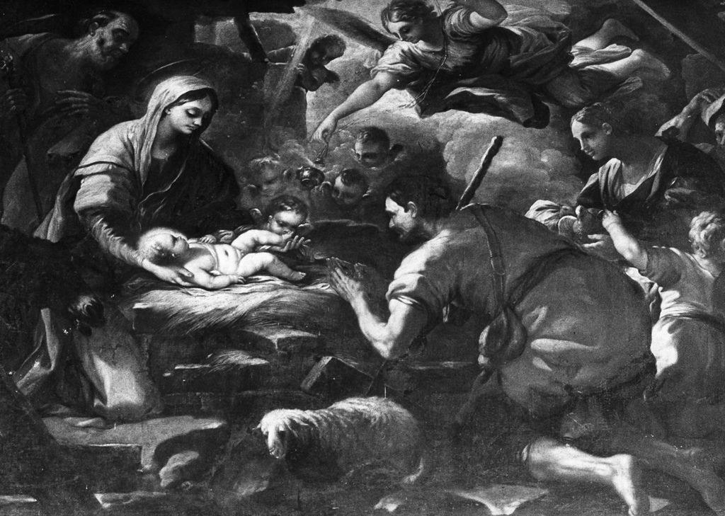adorazione dei pastori (dipinto) di Malinconico Nicola (secc. XVII/ XVIII)