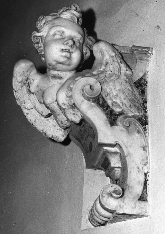 mensola - a voluta - ambito laziale (sec. XVIII)