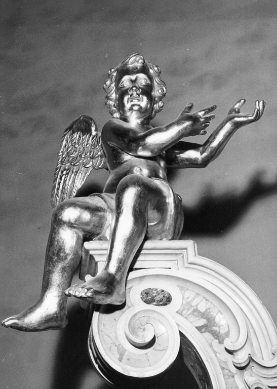 angelo (scultura) - ambito laziale (sec. XIX)