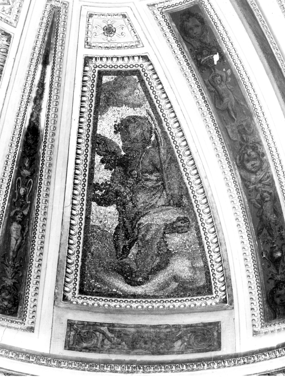 cherubino (decorazione musiva) di Rossetti Paolo (attribuito) (sec. XVI)