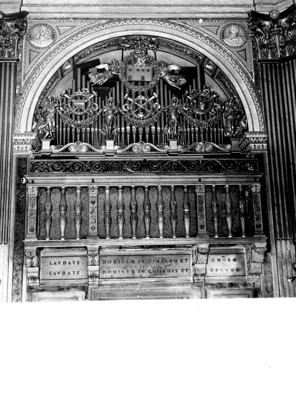 tribuna d'organo di Carimini Luca (attribuito) (sec. XIX)