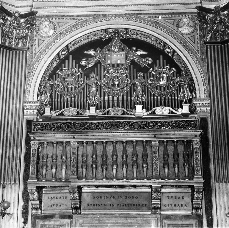 tribuna d'organo di Carimini Luca (attribuito) (sec. XIX)