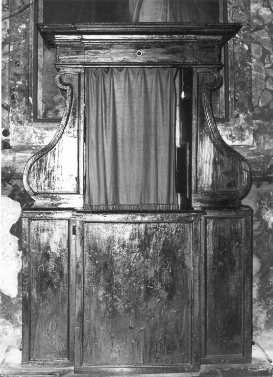 confessionale, serie - ambito laziale (sec. XIX)