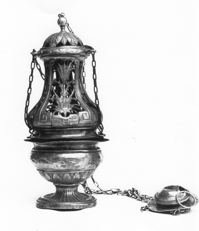 turibolo - a vaso fiammeggiante di Politi Tommaso (attribuito) (ultimo quarto sec. XVIII)