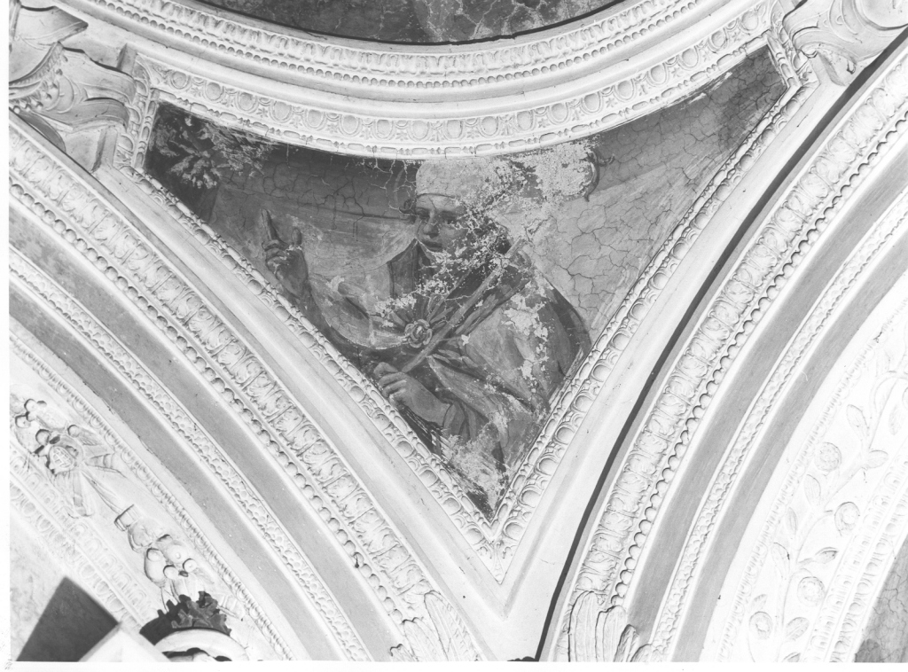 Sant'Ambrogio (dipinto, elemento d'insieme) - ambito laziale (sec. XVII)