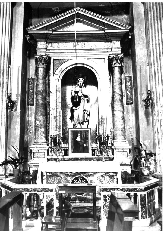 altare - ambito romano (prima metà sec. XVIII, sec. XX)