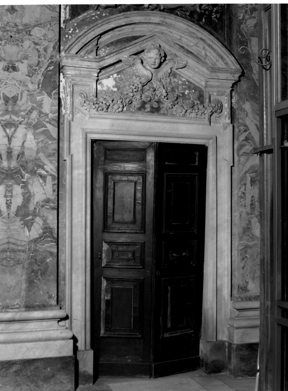 mostra di portale - ambito romano (sec. XVIII)