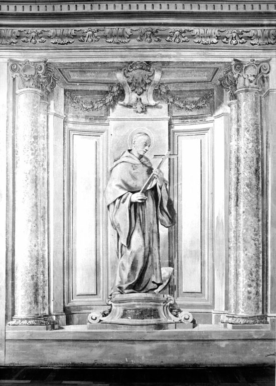 san Gregorio Magno, san Benedetto, santa Gertrude, san Bernardo, santa Scolastica (dipinto) - ambito romano (sec. XIX)