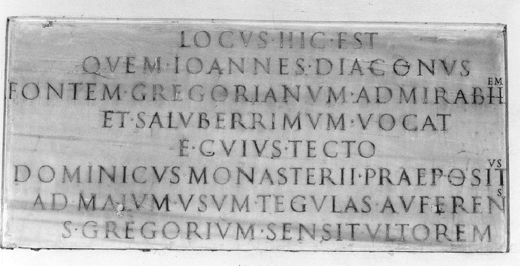 lapide - ambito romano (sec. XIX)