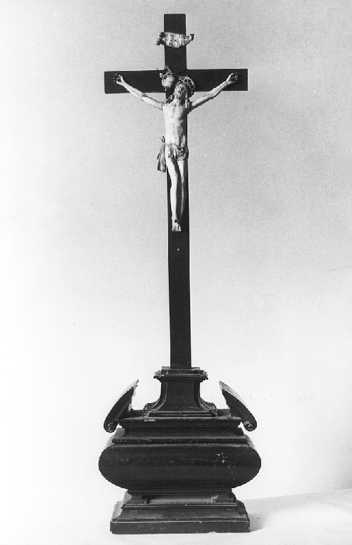 Cristo crocifisso (scultura) - ambito Italia settentrionale (inizio sec. XVII)