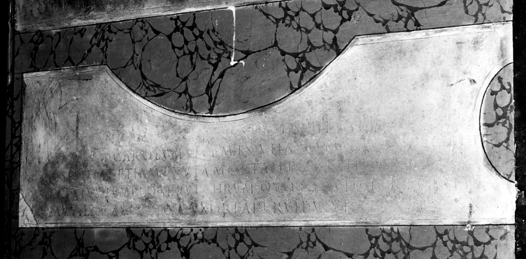 lapide - ambito romano (sec. XVII)