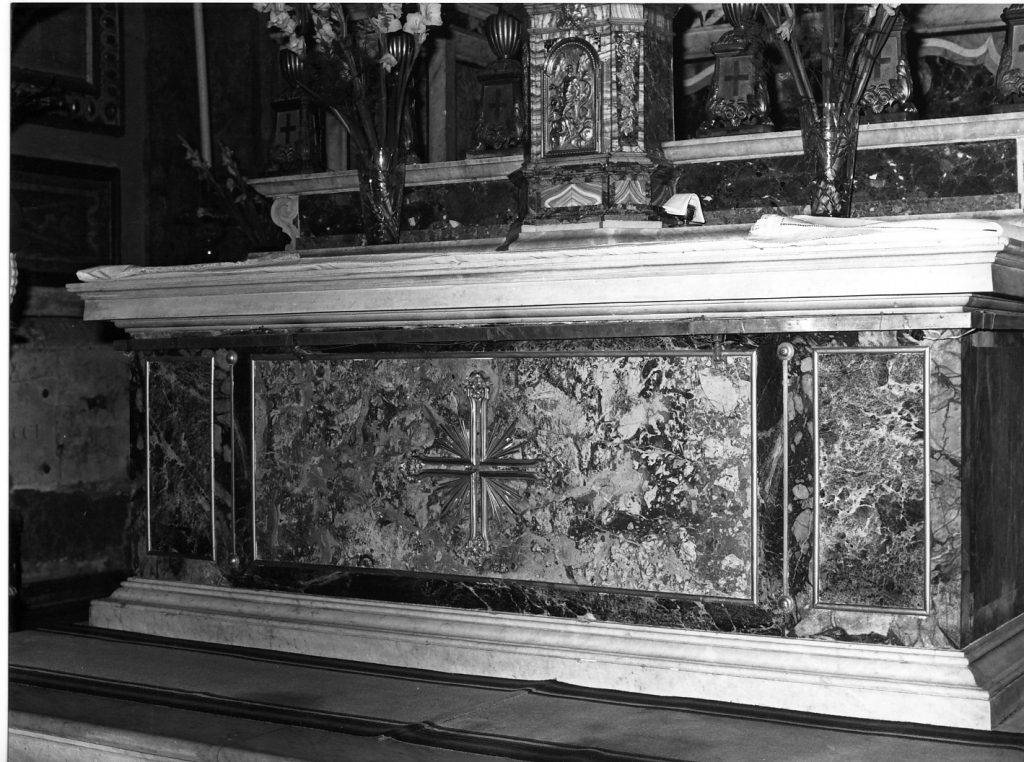 mensa d'altare di De Rossi Giovanni Antonio (sec. XVII)