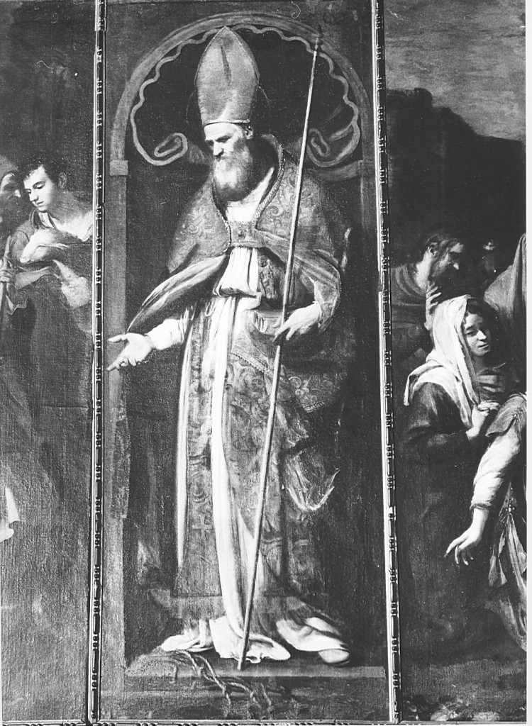Sant'Ambrogio (dipinto) di Ciarpi Baccio (sec. XVII)