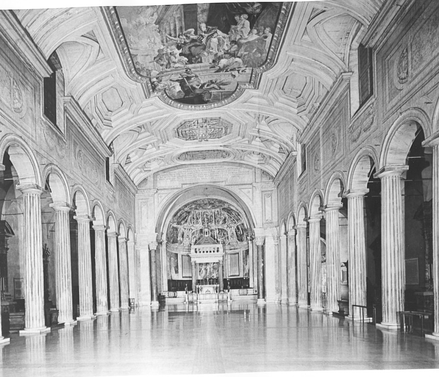 decorazione plastico-pittorica - ambito romano (secc. XVIII/ XX)