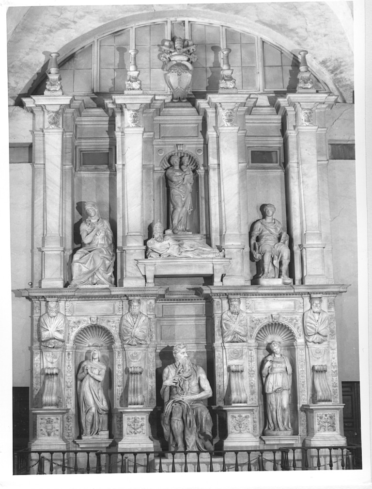 monumento funebre di Buonarroti Michelangelo, Del Duca Giacomo, Raffaello da Montelupo, Boscoli Tommaso detto Maso del Fiesole (sec. XVI)