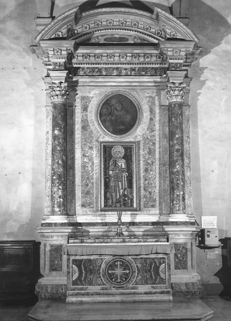 mostra d'altare - ambito romano (sec. XVII)