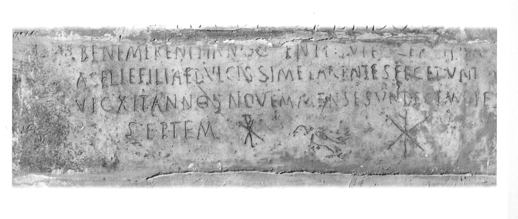 lapide - ambito romano (sec. IV)