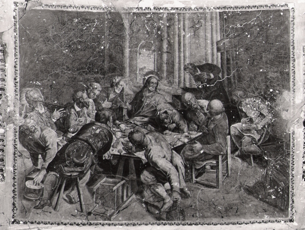 ultima cena (dipinto, ciclo) di Dal Forno Marcantonio (attribuito) (sec. XVI)