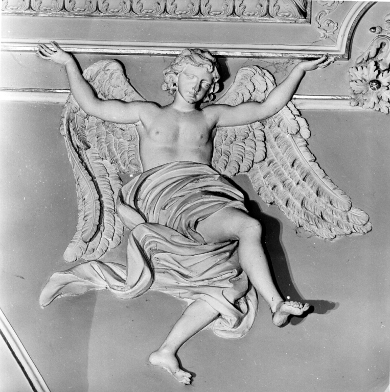 angelo reggicornice (scultura) di Nuvolone Francesco (sec. XVII)