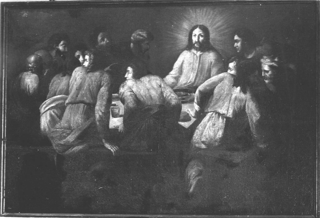 ultima cena (dipinto) - ambito romano (metà sec. XVII)