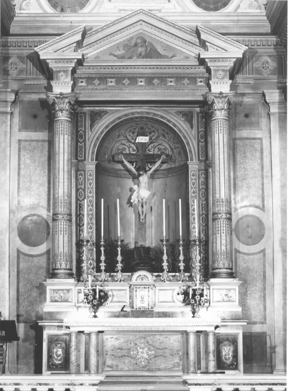 altare maggiore di Ingami Raffaele (attribuito) (sec. XIX)