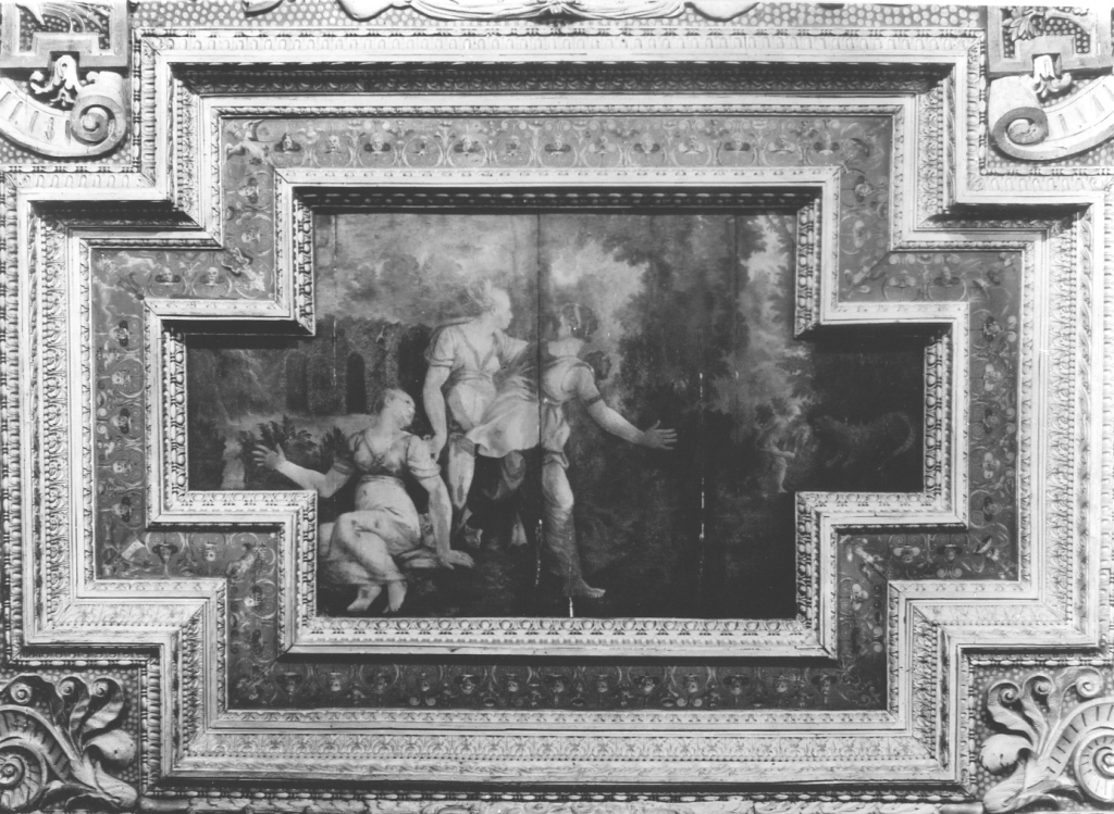 Ercole nel giardino delle Esperidi (dipinto, ciclo) di Fontana Prospero (attribuito) (sec. XVI)