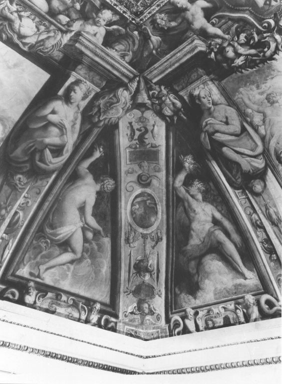 cariatidi (dipinto, ciclo) di Zucchi Jacopo (sec. XVI)
