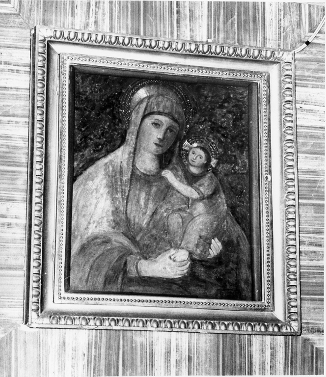 Madonna con Bambino (dipinto) di Gagliardi Filippo (attribuito) (inizio sec. XX)