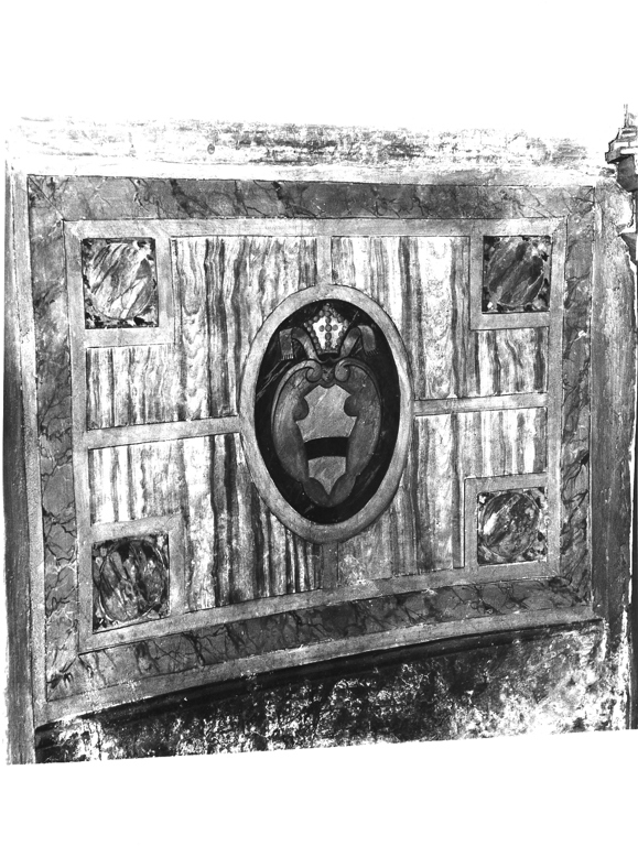 stemma di Alessandro Guidiccioni (decorazione pittorica, elemento d'insieme) - ambito romano (metà sec. XVI)
