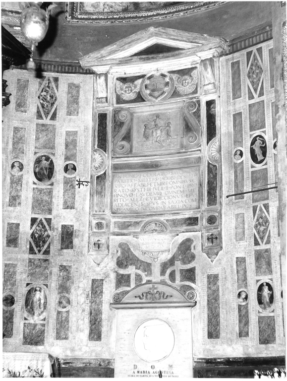 decorazione plastico-pittorica, complesso decorativo - ambito romano (sec. XVI)