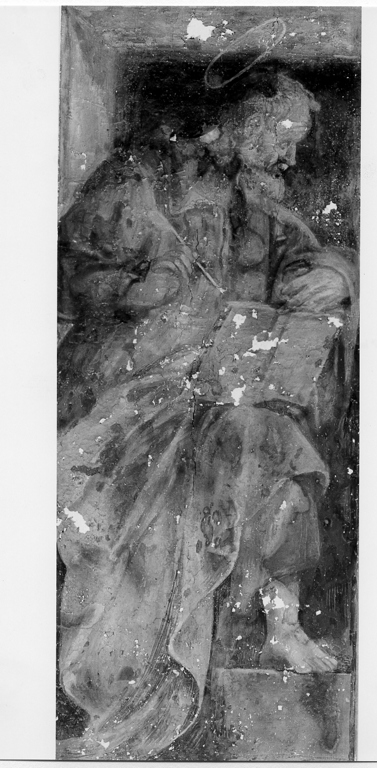 San Giovanni Evangelista (dipinto, elemento d'insieme) di Lilli Andrea (attribuito) (sec. XVI)