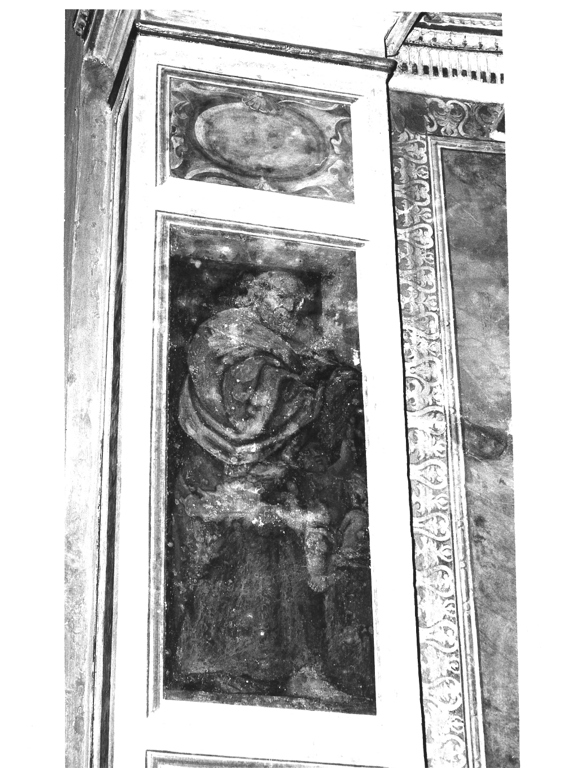 San Matteo Evangelista (dipinto, elemento d'insieme) di Lilli Andrea (attribuito) (sec. XVI)