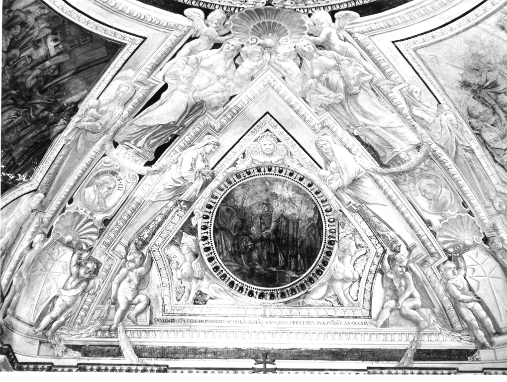 motivi decorativi (dipinto, elemento d'insieme) di Abbatini Guidobaldo (attribuito) (sec. XVII)