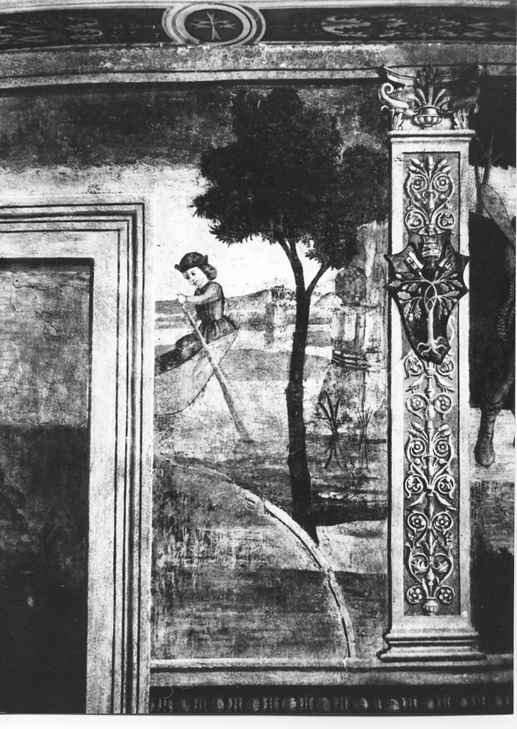 la pesca macabra (dipinto, complesso decorativo) - ambito romano (seconda metà sec. XV)