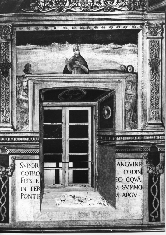 Disputa sul sangue di Cristo (dipinto, complesso decorativo) - ambito romano (seconda metà sec. XV)