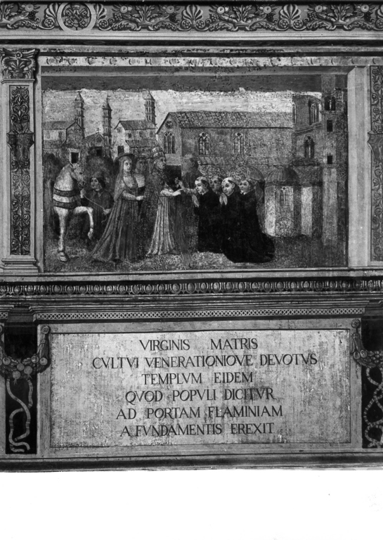 la chiesa di Santa Maria del Popolo (dipinto, complesso decorativo) - ambito romano (seconda metà sec. XV)