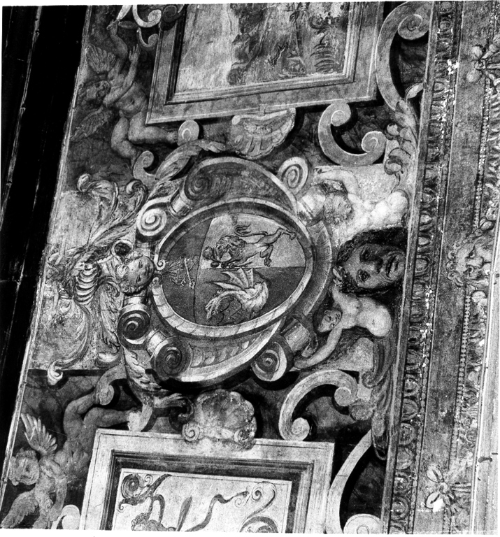 stemma del Commendatore di S. Spirito Teseo Aldovrandi (dipinto, ciclo) di Perillo Ercole (attribuito) (sec. XVI)