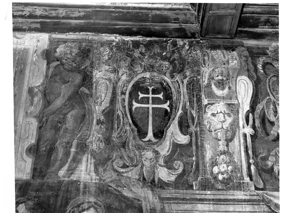 stemma dell'Ordine di S. Spirito (dipinto, ciclo) di Perillo Ercole (attribuito) (seconda metà sec. XVI)