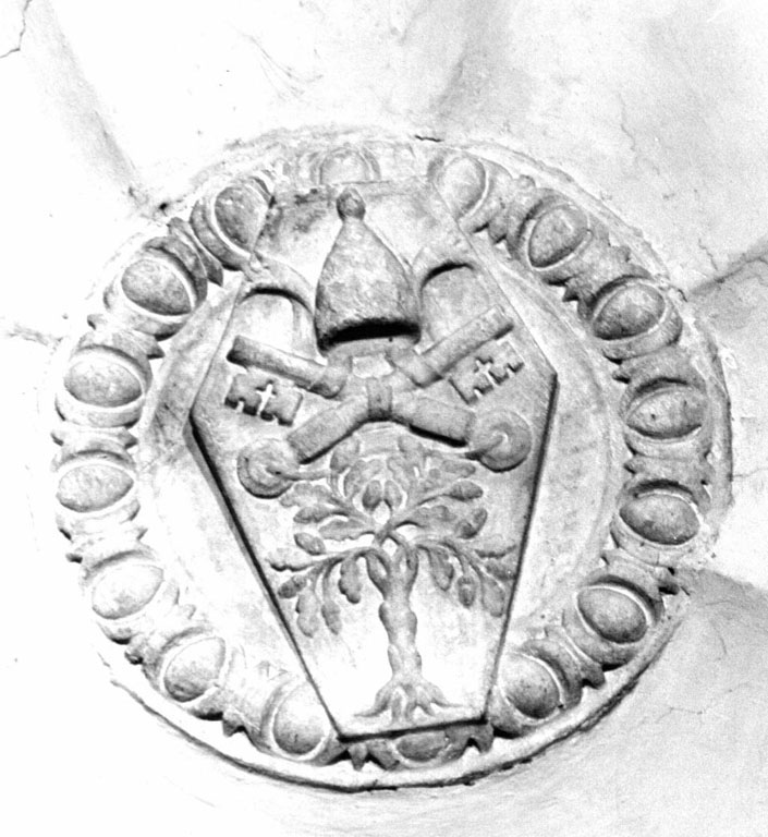 Stemma Della Rovere (rilievo, serie) - ambito romano (sec. XV)