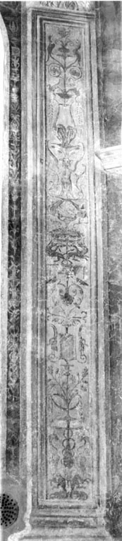 Paraste a grottesche con capitello (dipinto) di Bernardino di Betto detto Pinturicchio (sec. XV)