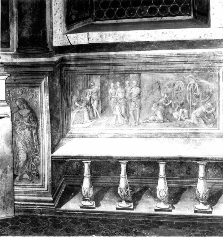 decorazione pittorica, ciclo di Bernardino di Betto detto Pinturicchio (scuola) (sec. XV)