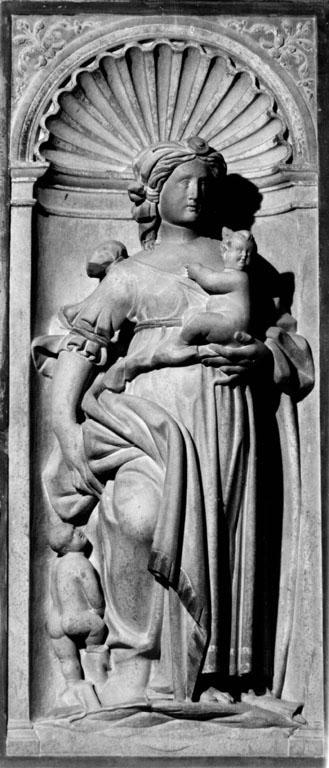 Carita' (scultura) di Bregno Andrea (bottega) (secc. XV/ XVI)