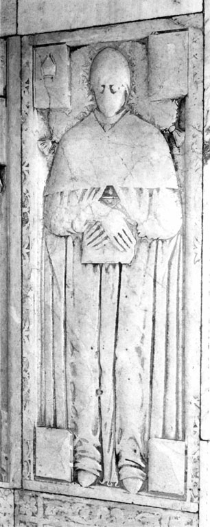 lapide tombale - ambito romano (fine/inizio secc. XV/ XVI)