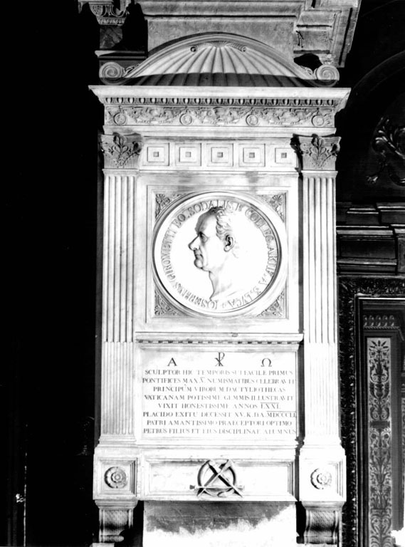Ritratto di Giuseppe Girometti (rilievo) - ambito romano (sec. XIX)