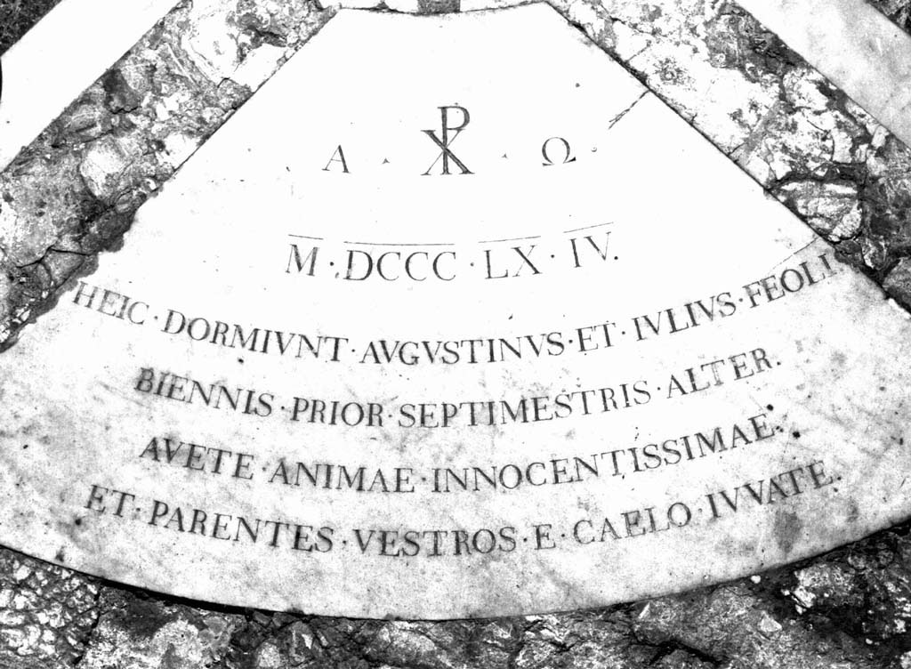 lapide tombale - ambito romano (sec. XIX)