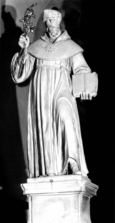 San Nicola da Tolentino (statua) - ambito romano (sec. XVII)