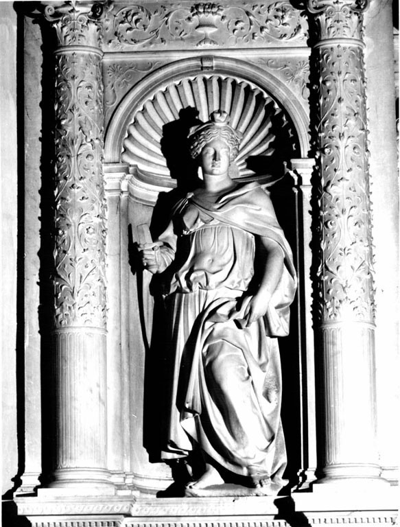 Giustizia (scultura) di Contucci Andrea detto Andrea Sansovino (sec. XVI)