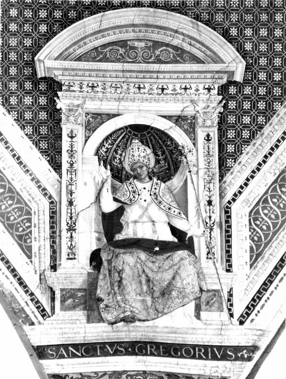San Gregorio (dipinto) di Bernardino di Betto detto Pinturicchio (sec. XVI)
