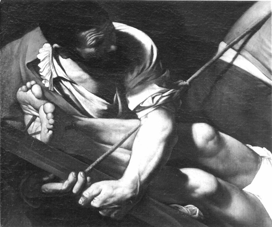 Crocifissione di san Pietro (dipinto) di Merisi Michelangelo detto Caravaggio (sec. XVII)