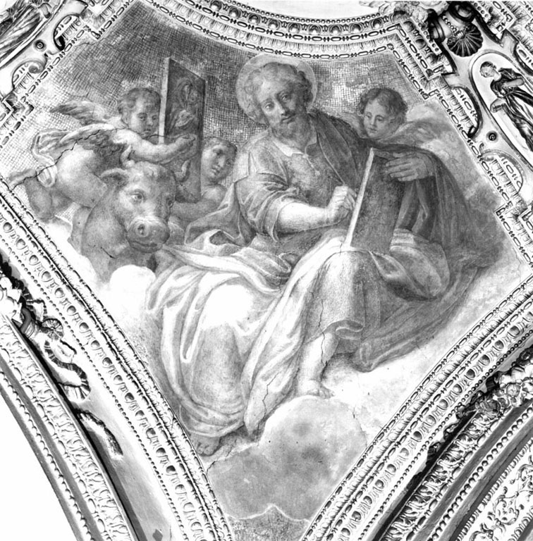 San Luca ritrae la Madonna (dipinto) di Ricci Giovanni Battista (inizio sec. XVII)